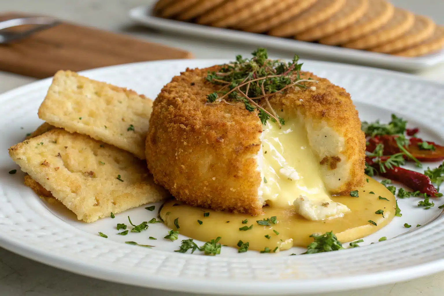 fried brie appetizer featured image
