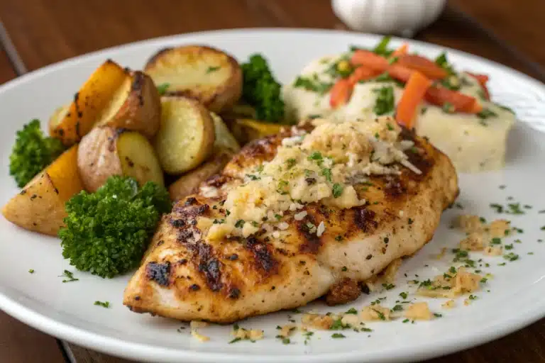 garlic parmesan grilled chicken featured image