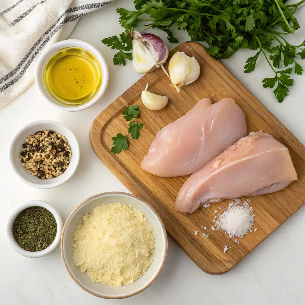 Garlic parmesan grilled chicken ingredients