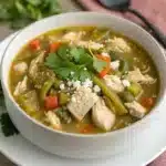 green chile chicken stew Serving