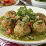 green chile meatballs featured image