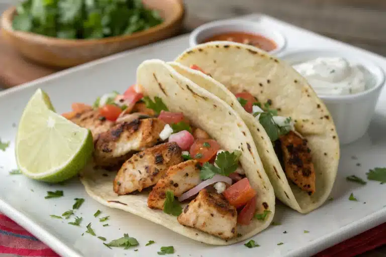 grilled chicken street tacos featured image