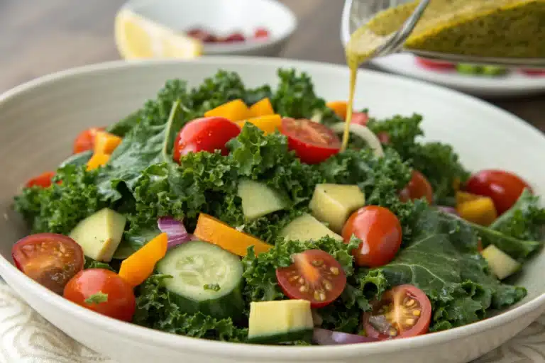 kale salad recipe featured image