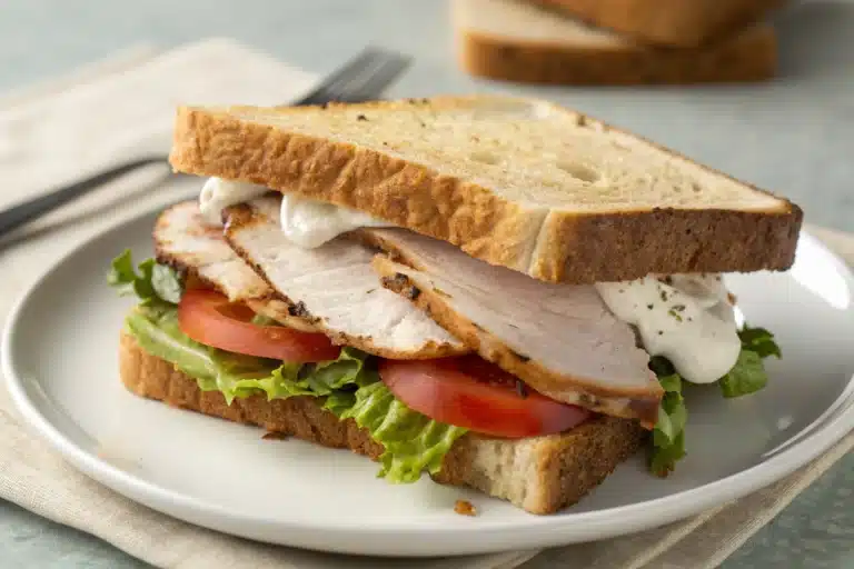 leftover turkey sandwich featured image