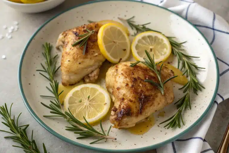 lemon rosemary chicken featured image