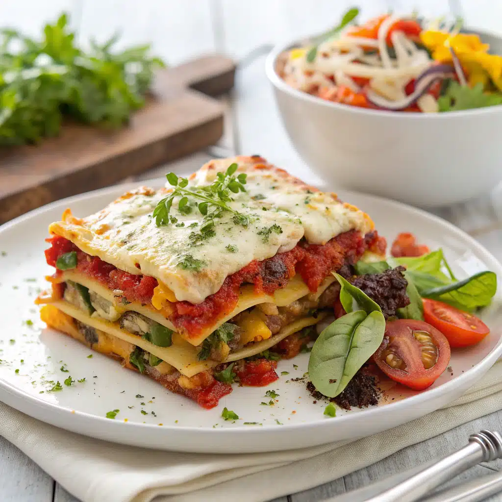 low carb lasagna Serving