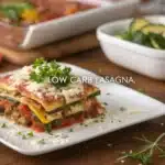 low carb lasagna featured image