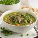mushroom split pea soup Serving