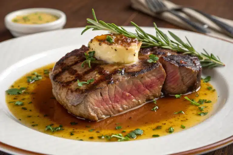 pan seared steak butter sauce featured image