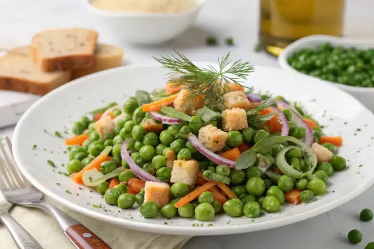 pea salad recipe featured image