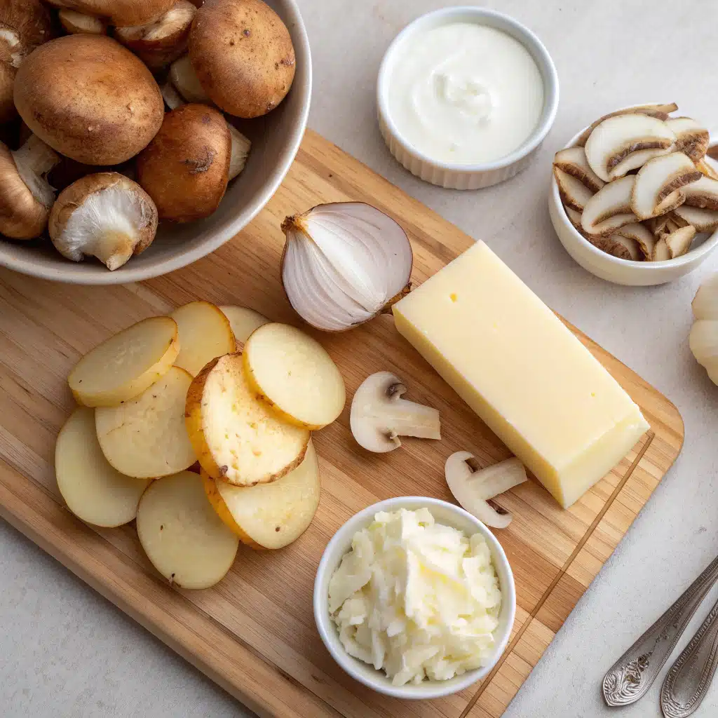 porcini potato gratin ingredients