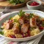 sausage sauerkraut bites Serving