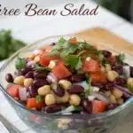 three bean salad recipe featured image