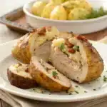 turkey stuffed potatoes Serving