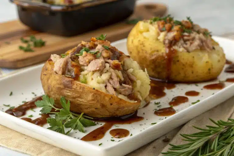 turkey stuffed potatoes featured image