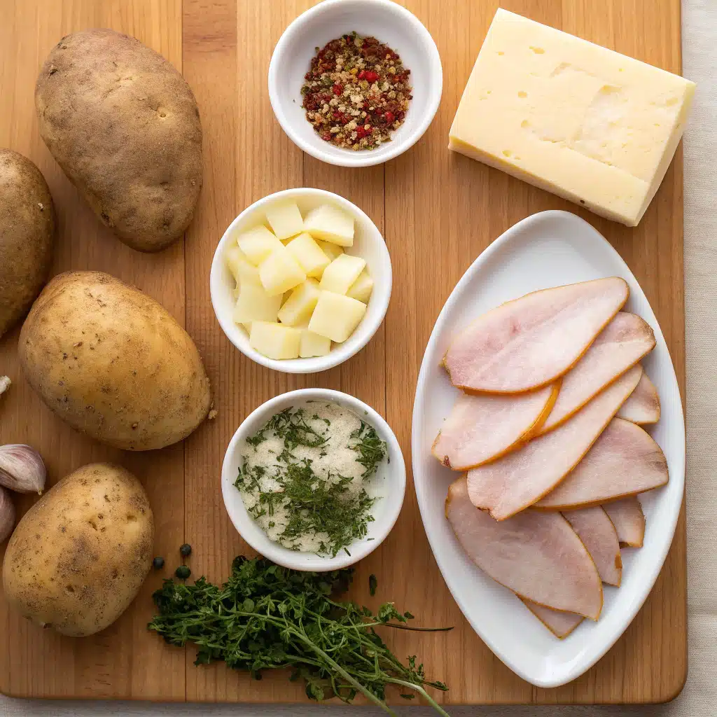 Turkey stuffed potatoes ingredients