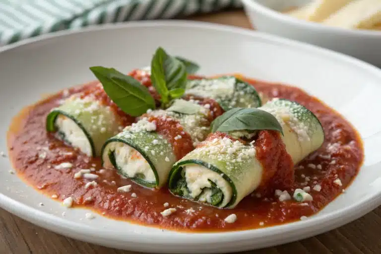 zucchini ricotta involtini featured image