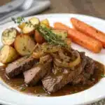 French onion braised beef Serving