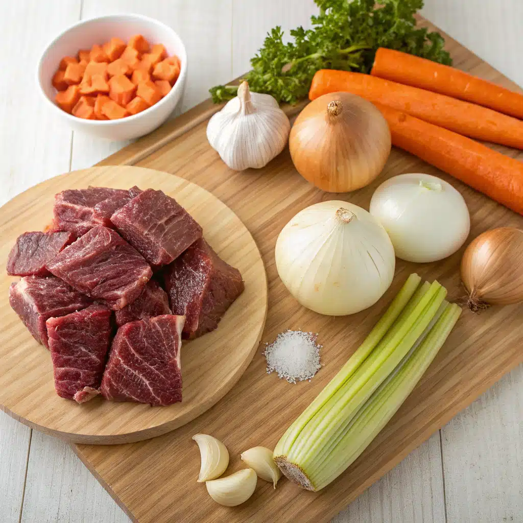 French onion braised beef ingredients