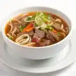 beef noodle soup Serving
