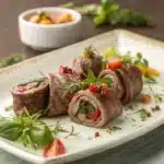 beef rolls Serving