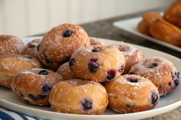 blueberry donut holes featured image