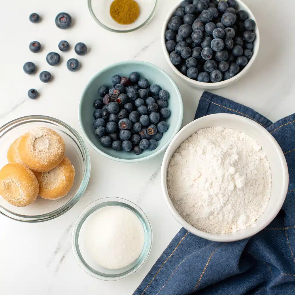 blueberry donut holes ingredients