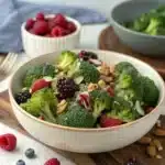 broccoli berry salad Serving