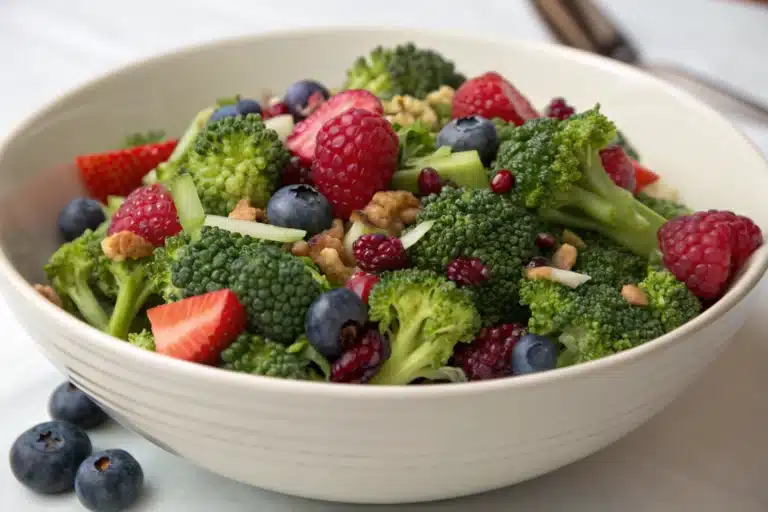 broccoli berry salad featured image