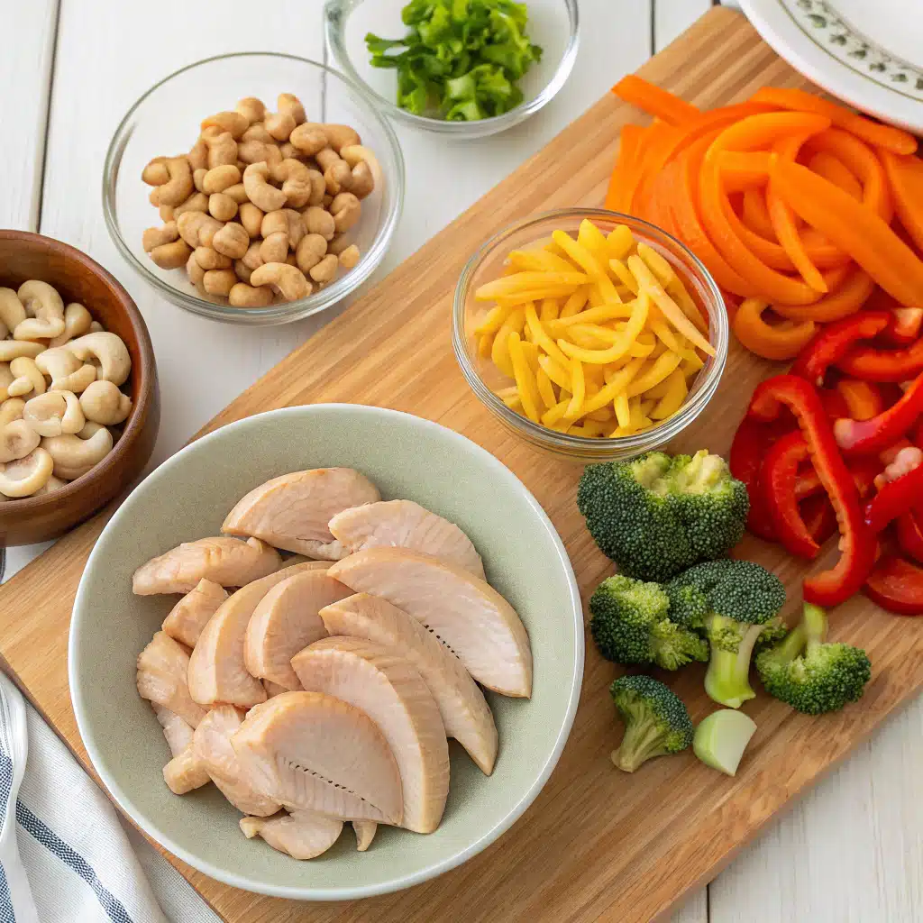 cashew chicken stir fry ingredients