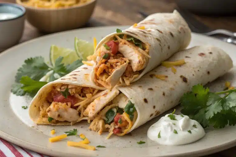 chicken burritos featured image