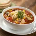 chicken enchilada soup Serving
