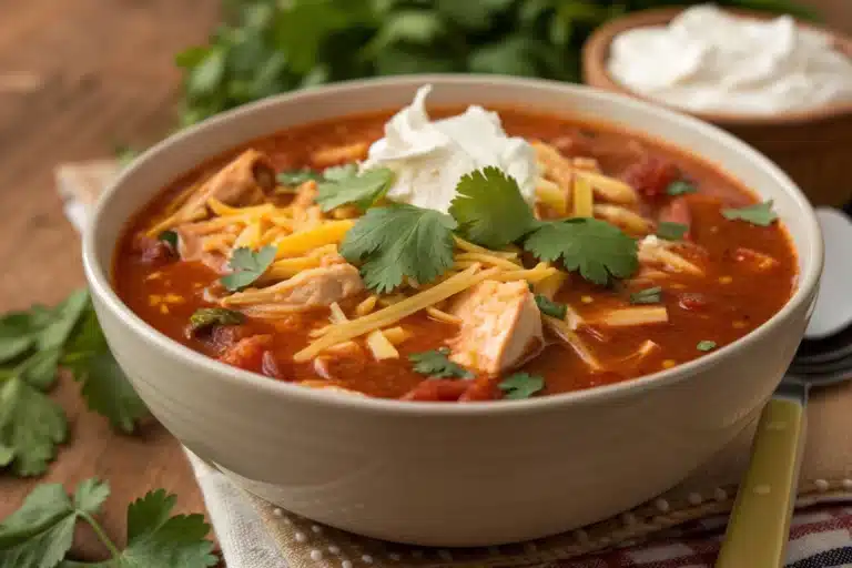 chicken enchilada soup featured image