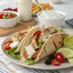 chicken gyros recipe Serving