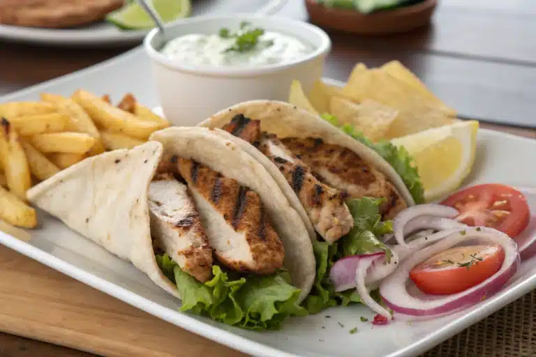chicken gyros recipe featured image