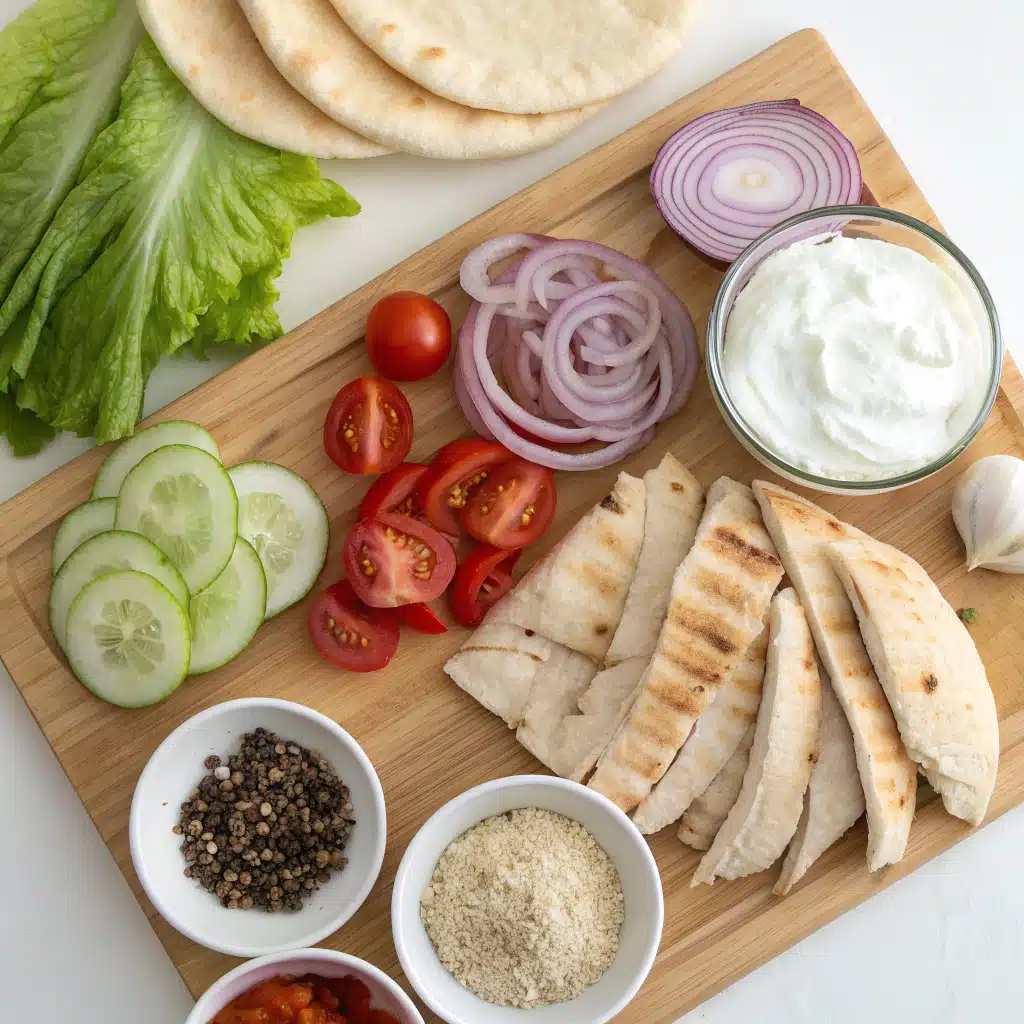 chicken gyros recipe ingredients