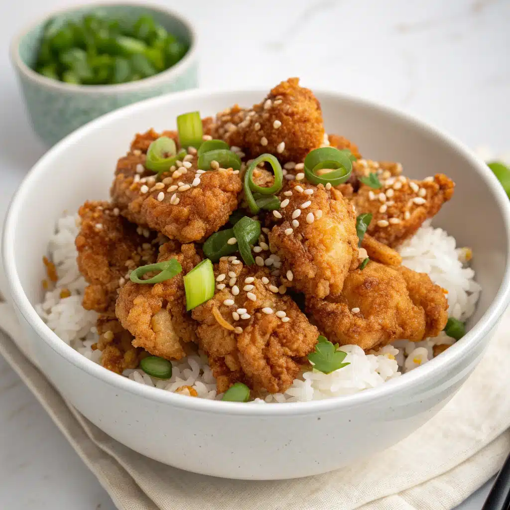 Chicken Karaage Bowl Serving
