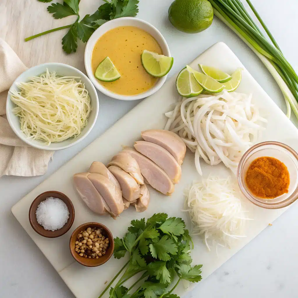 chicken khao soi ingredients