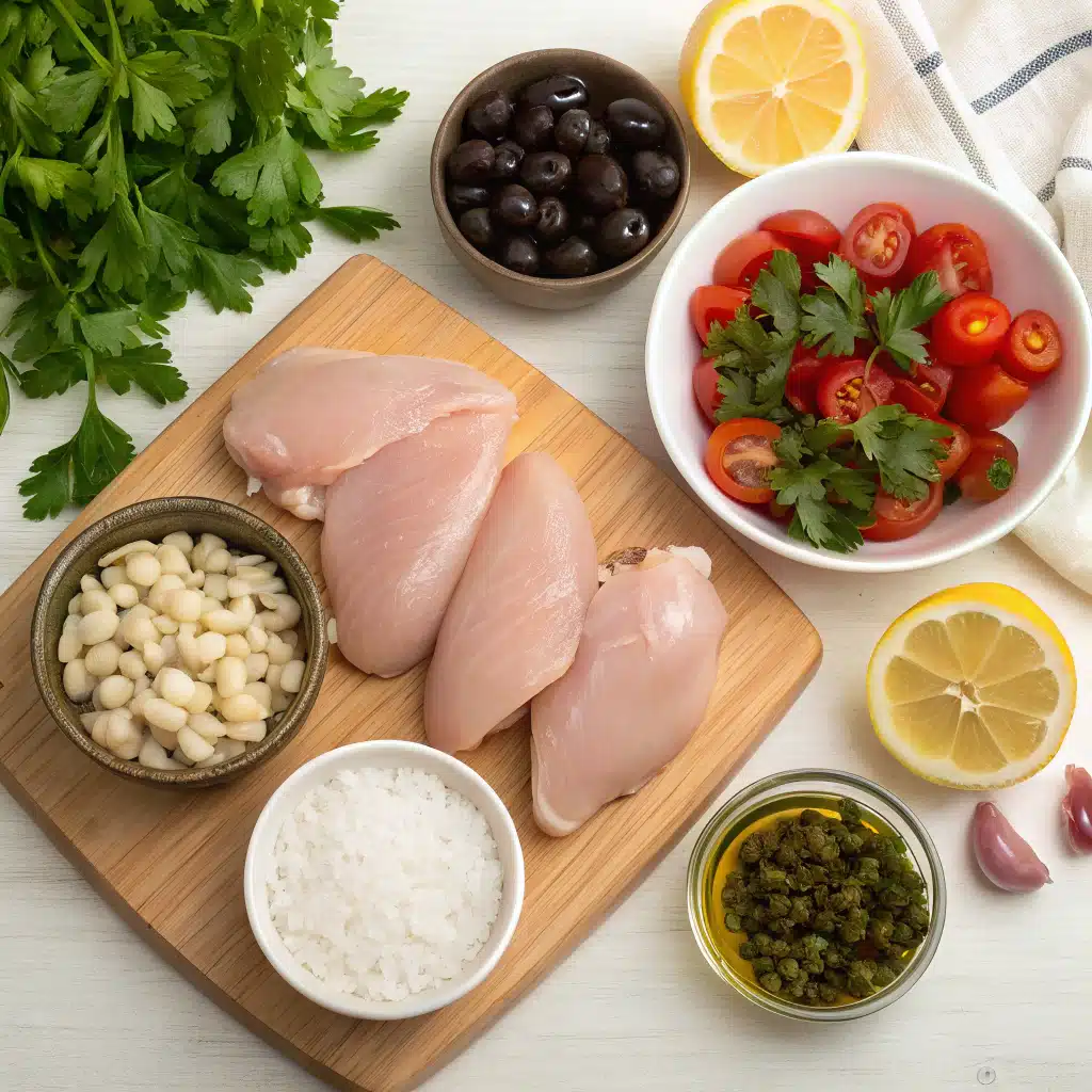 chicken with olive salsa ingredients