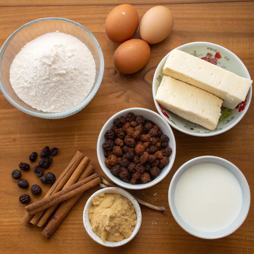 Cinnamon raisin bread ingredients