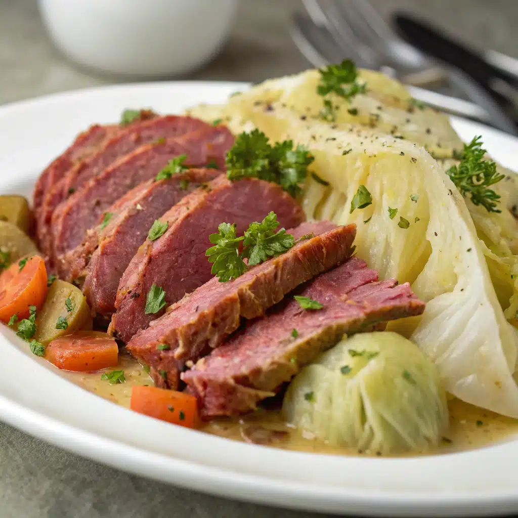 corned beef cabbage bake Serving