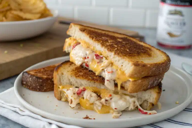 crab melt sandwich featured image