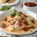 creamy sun dried tomato chicken Serving