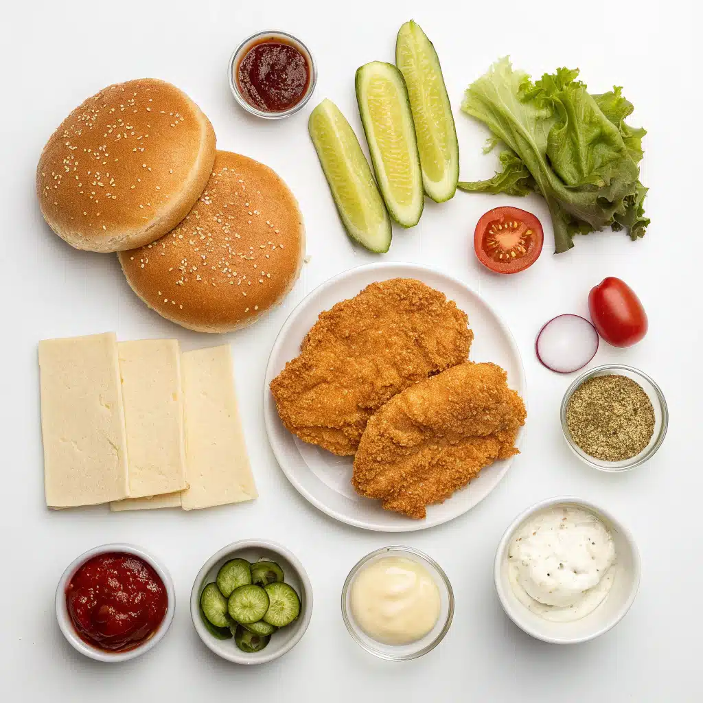 crispy chicken sandwich ingredients