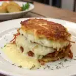 four cheese potato rosti Serving