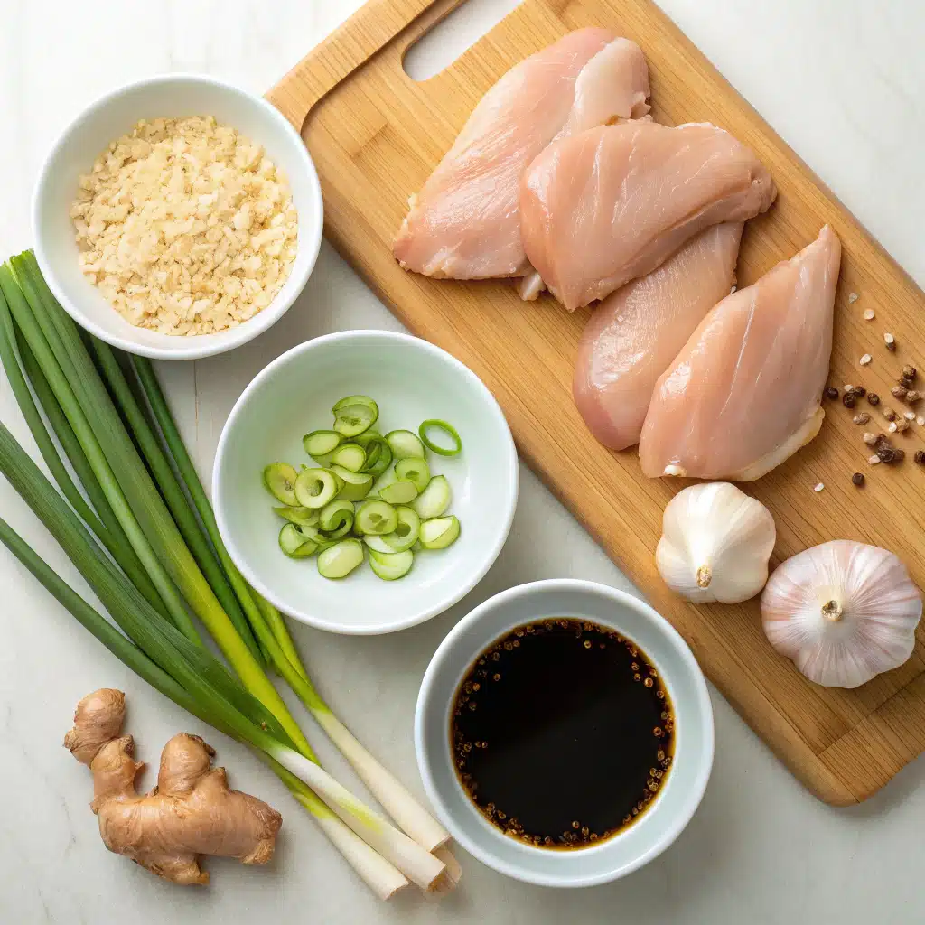 garlic ginger chicken ingredients