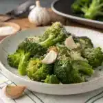 garlic parmesan broccoli Serving