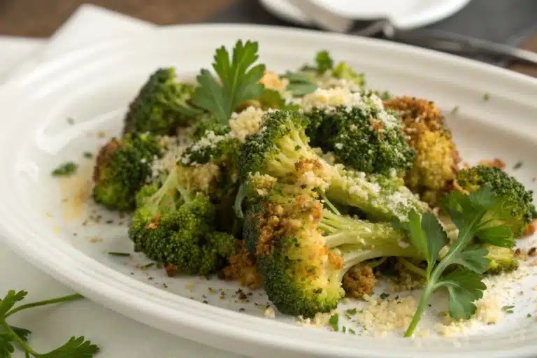 garlic parmesan broccoli featured image