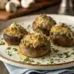garlic parmesan stuffed mushrooms Serving