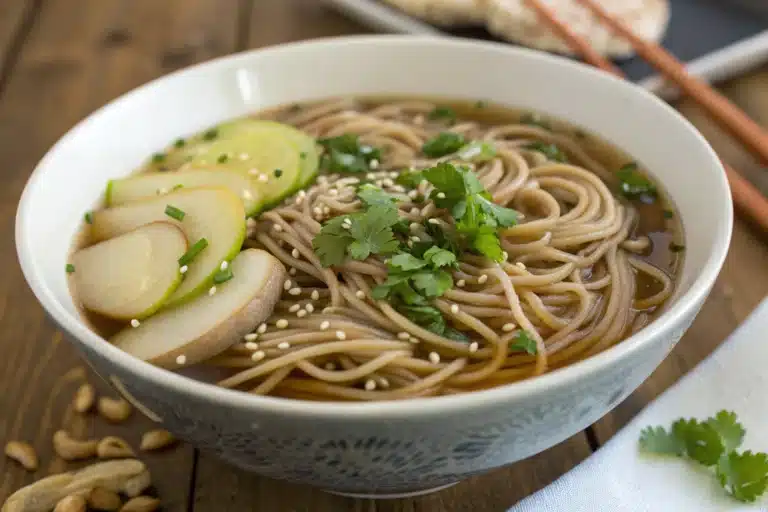 ginger sesame soba bowl featured image